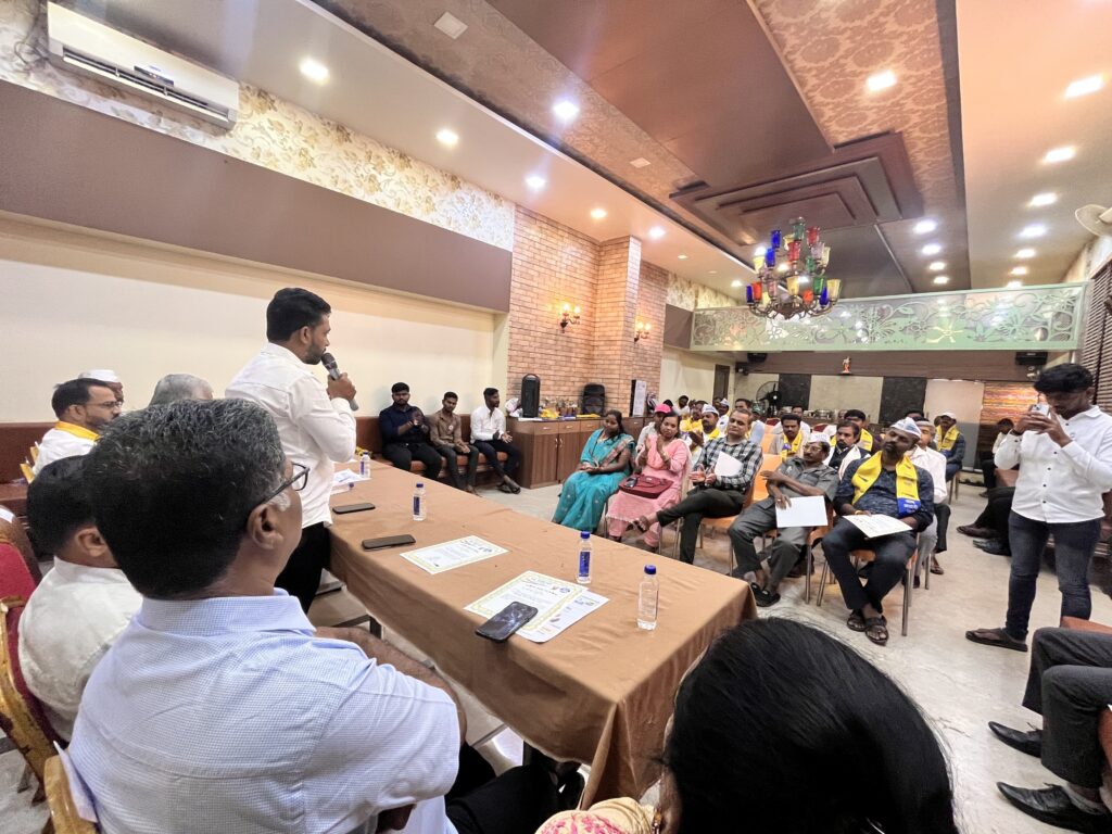 पिंपरी चिंचवड मध्ये 'आप' स्वबळावर लढणार व महापौर बसणार : विजय कुंभार.