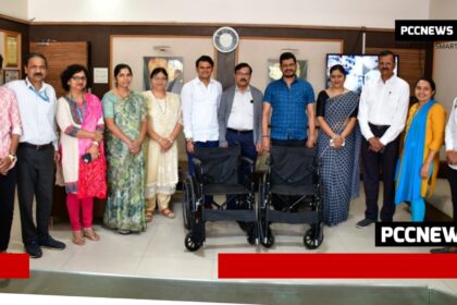 Goldman प्रशांत दादा सपकाळ फाउंडेशन तर्फे बाबुरावजी घोलप महाविद्यालयास व्हीलचेअर भेट.